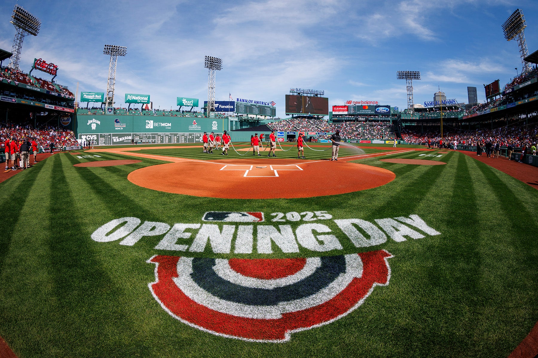 Fenway Park on Opening Day 2025