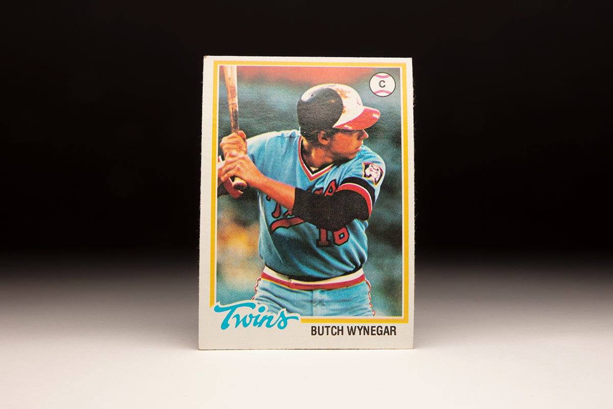 Front of 1978 Topps Butch Wynegar card