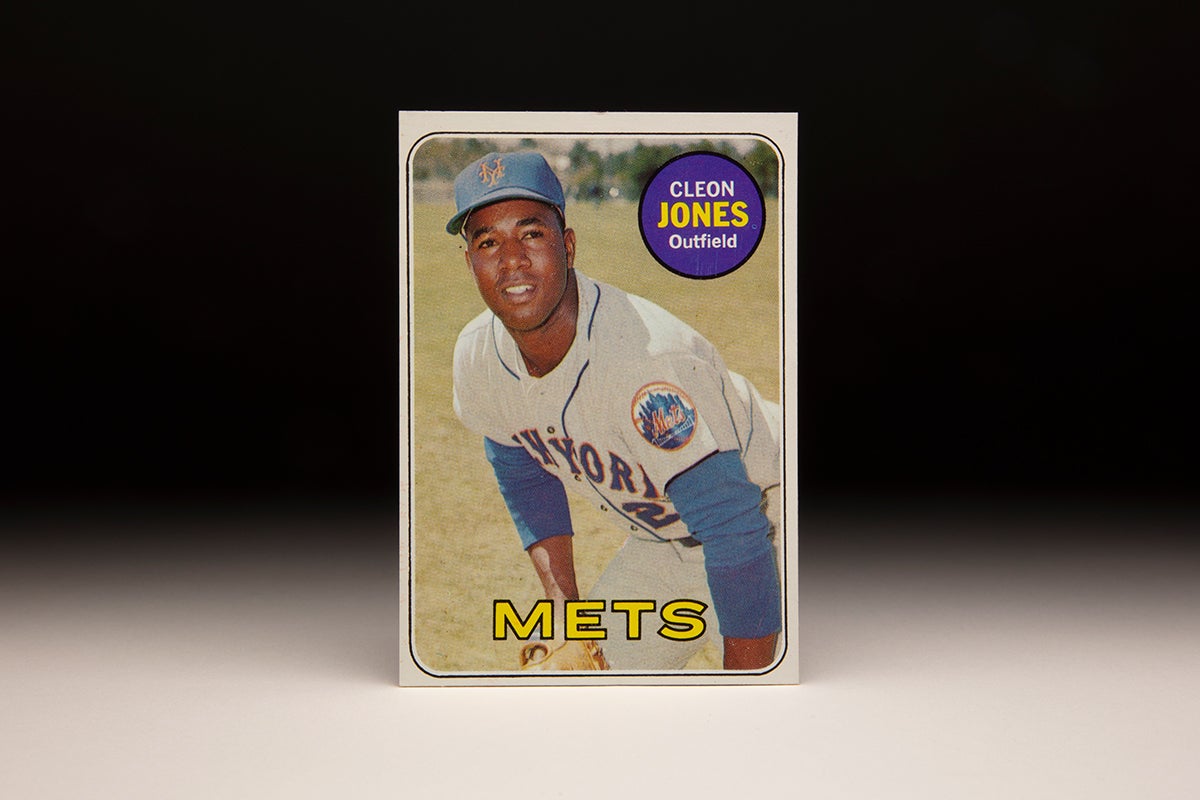 Front of 1969 Topps Cleon Jones card