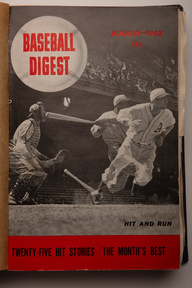 August 1942 cover of Baseball Digest
