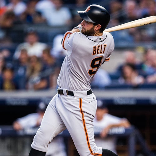 Brandon Belt bats for Giants