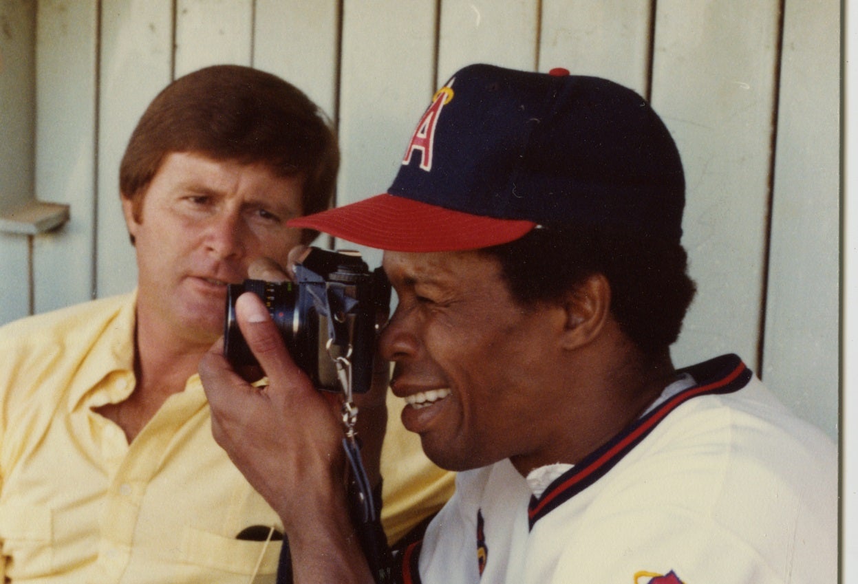 Doug McWilliams and Hall of Famer Rod Carew