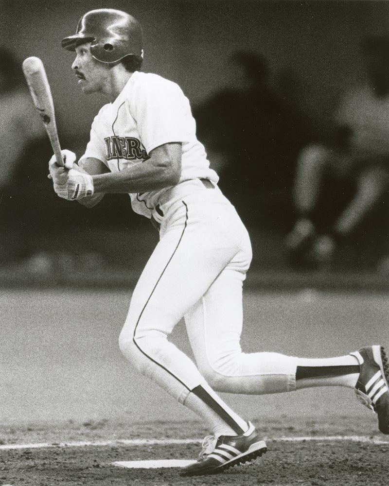 Henry Cotto bats for Mariners