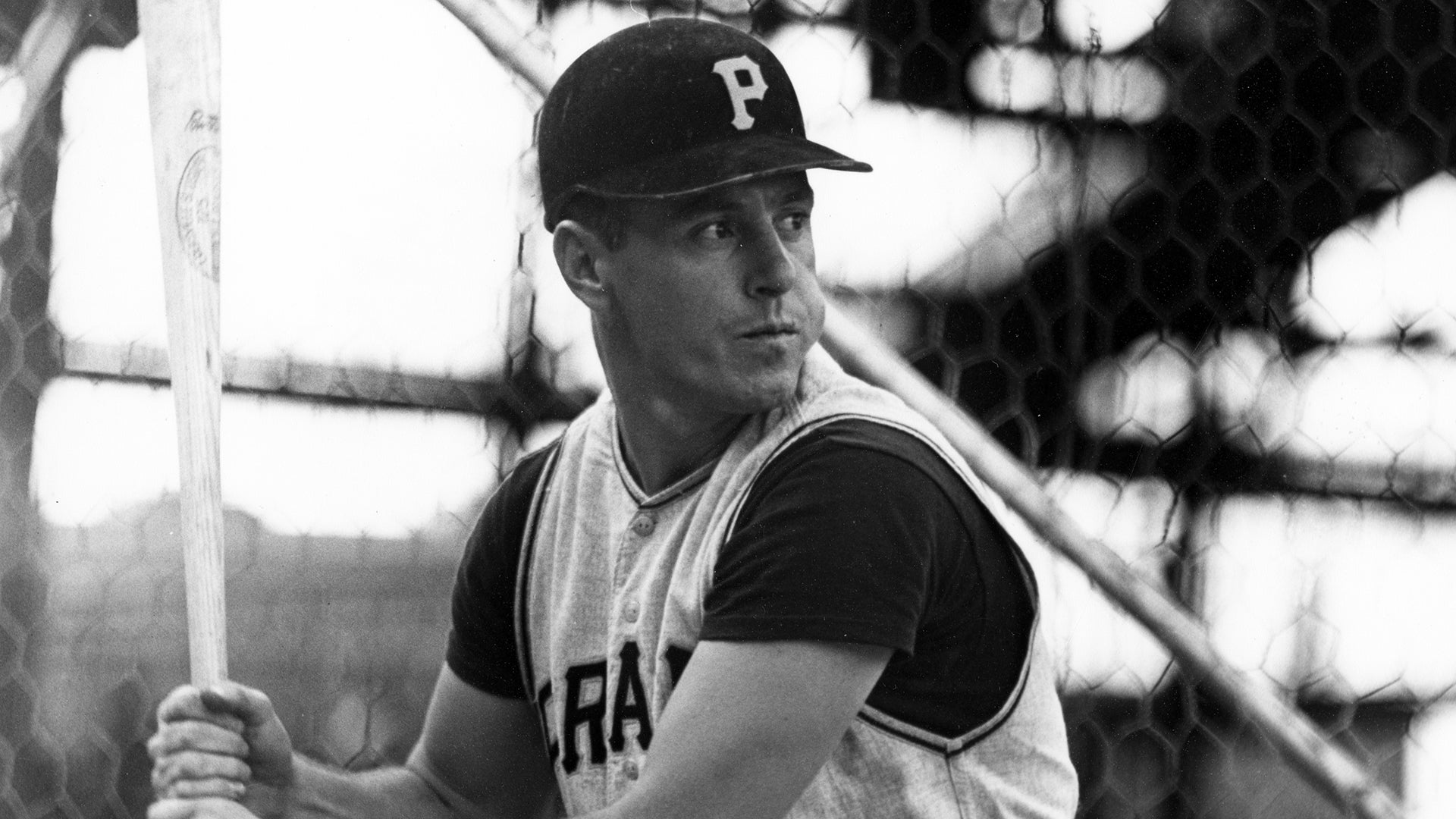 Bill Mazeroski bats for Pirates