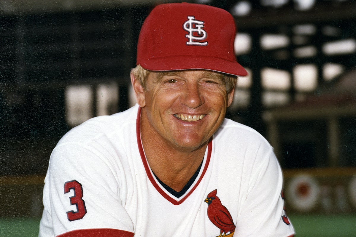 Whitey Herzog in Cardinals uniform