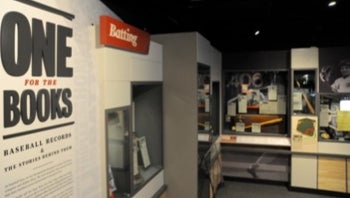 ONE FOR THE BOOKS exhibit