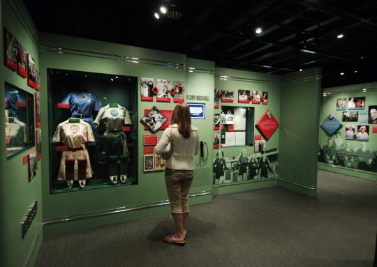 DIAMOND DREAMS: WOMEN IN BASEBALL exhibit