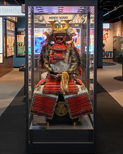 Samurai suit of armor in Yakyu | Baseball exhibit